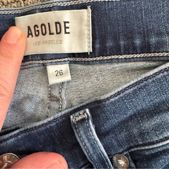Agolde Sophie crop size 26 jeans - Picture 4 of 6